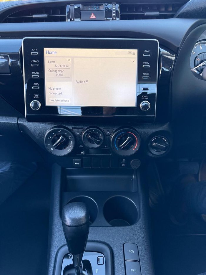 2024 Toyota Hilux SR GUN126R 4X4 Dual Range Glacier White