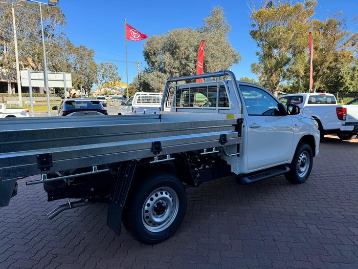 2024 Toyota Hilux SR GUN126R 4X4 Dual Range Glacier White