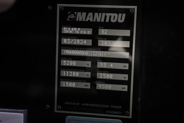 0 Manitou Mlt-X 625-75 H Red