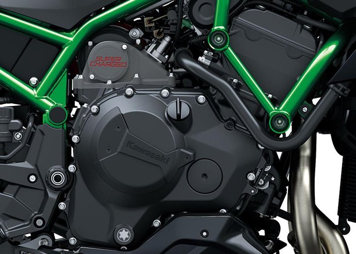 2025 Kawasaki Z H2 H2 Green