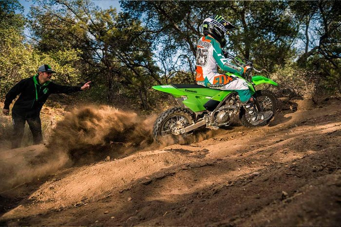 2025 Kawasaki KLX140R KLX Green