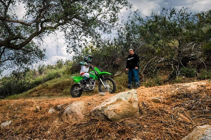 2025 Kawasaki KLX140R KLX Green