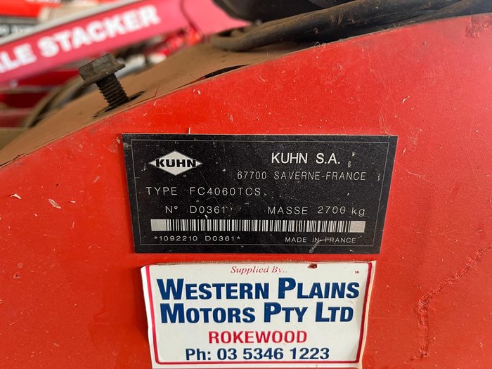 2016 Kuhn Fc4060tcs