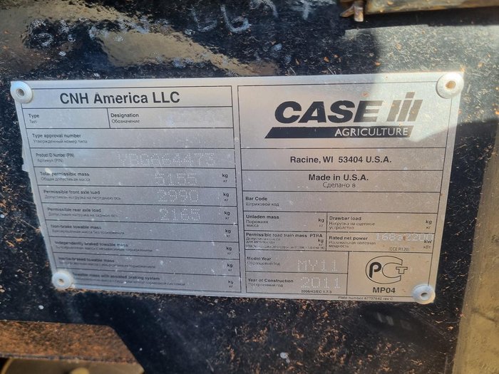 2011 CASE IH Wd2303 Red