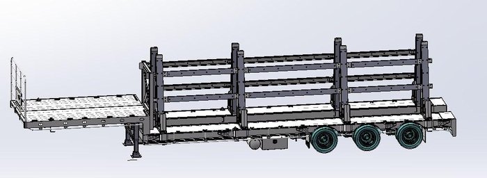 0 Stonestar Drop Deck Concrete Panel Trailer