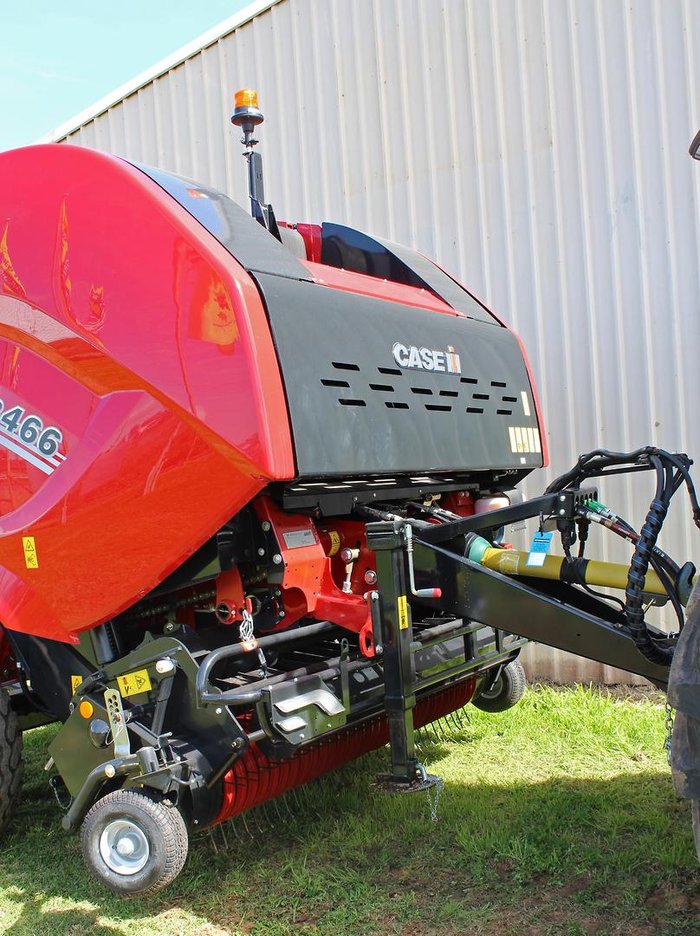 0 CASE IH Rb466 Hd Pro Round Baler Red