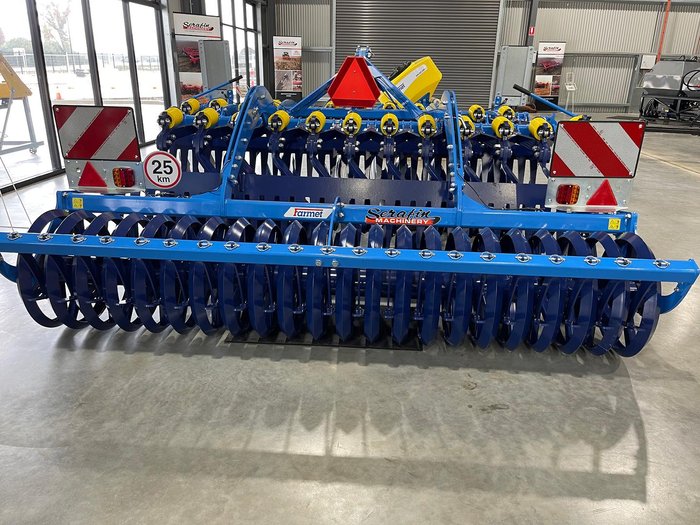 0 FARMET DISKOMAT 3N HEAVY DUTY LINKAGE SPEED DISC BLUE