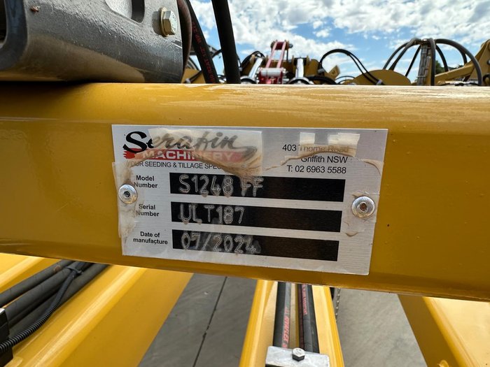 0 SERAFIN ULTISOW FORWARD FOLD S1248 SINGLE DISC SEEDER YELLOW