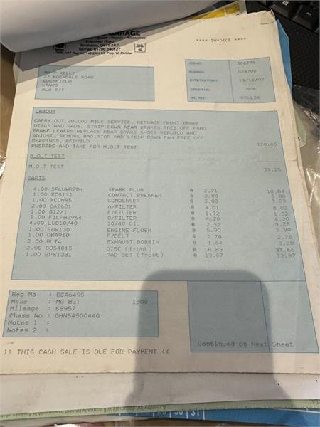 1978 MG B 