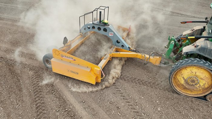 0 AGRIMEC Tracer Grader Scraper YELLOW