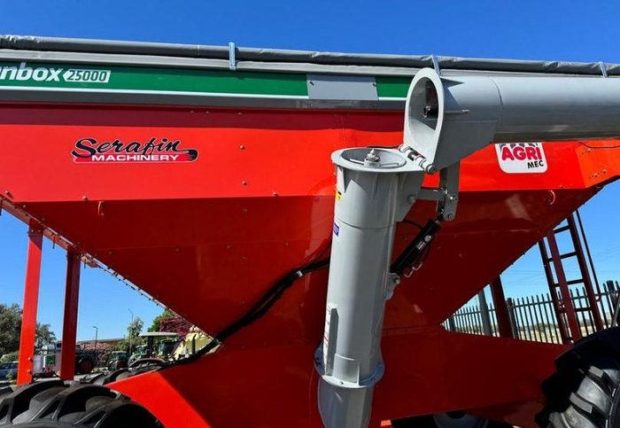 0 AGRIMEC Granbox Flex Chaser Bin + Commodity Cart 25,000 YELLOW