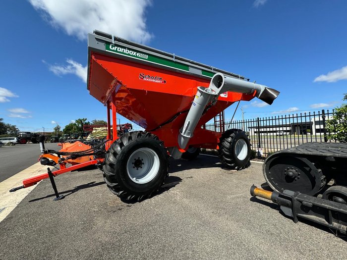 0 AGRIMEC Granbox Flex Chaser Bin + Commodity Cart 25,000 YELLOW