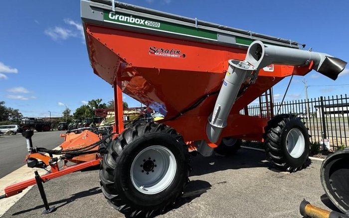 0 AGRIMEC Granbox Flex Chaser Bin + Commodity Cart 25,000 YELLOW