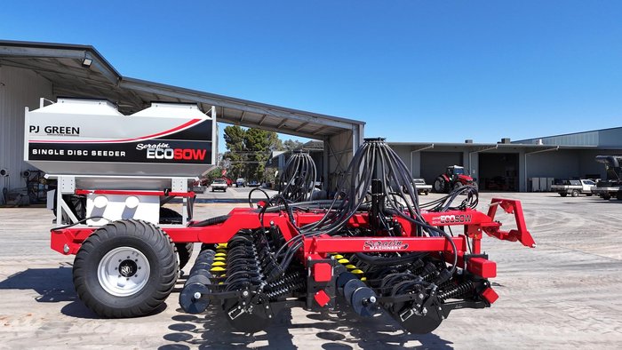 0 SERAFIN ECOSOW 636 SINGLE DISC SEEDER NEW RED