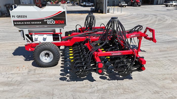 0 SERAFIN ECOSOW 636 SINGLE DISC SEEDER NEW RED
