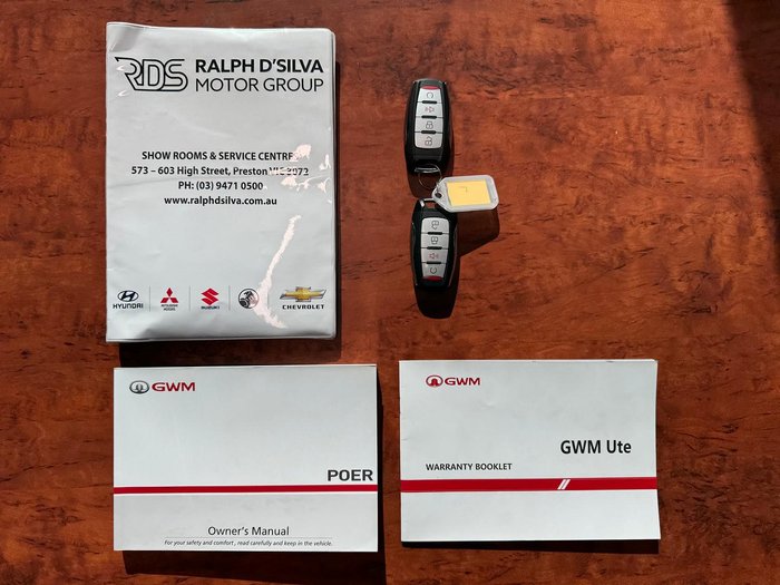 2022 GWM Ute Cannon-X NPW 4X4 Pearl White