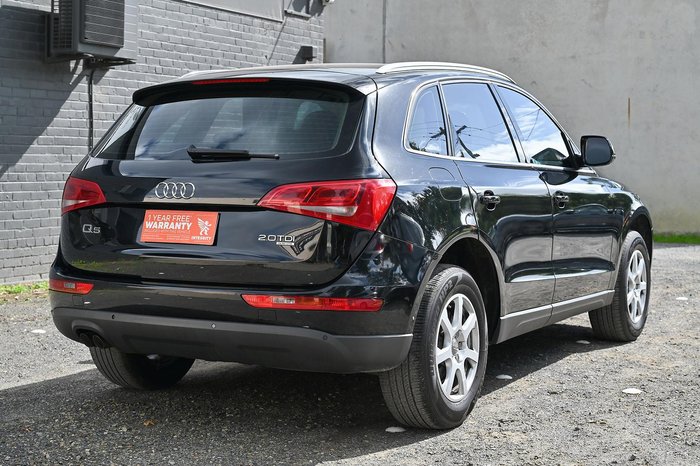 2012 Audi Q5 TDI 8R MY12 Four Wheel Drive Brilliant Black