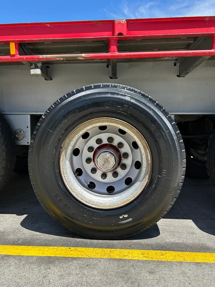 2015 Maxitrans St3 48' Flat Deck Open Semi Red