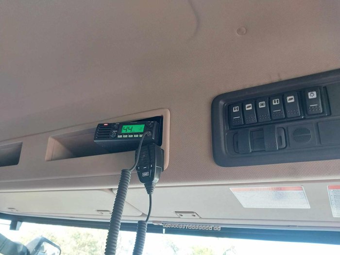 2021 Hyundai Xcient Tip Truck White