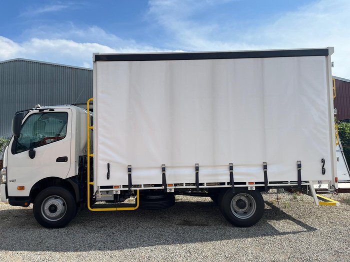2024 Hino 721 Auto 6 Pallet Curtainsider Ready Now!!! DRIVE AWAY NOW!!! White