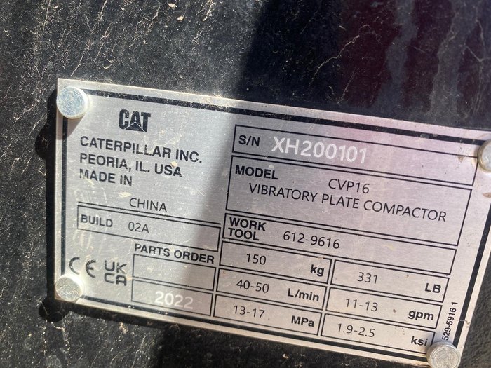2022 Caterpillar Cvp16 Black