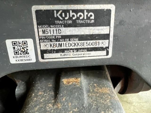 2019 Kubota M5111dhc-Ds ORANGE