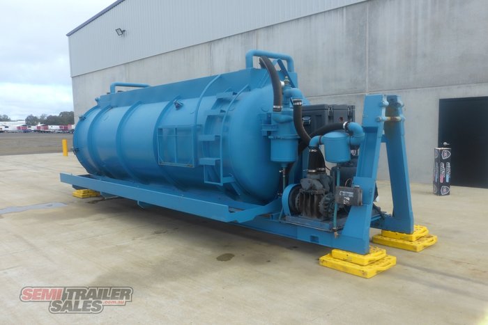 Custom Skid Mounted Vacuum Tank