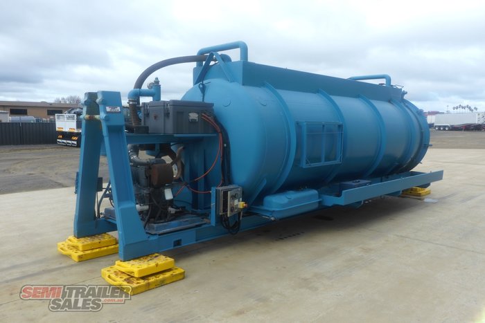 Custom Skid Mounted Vacuum Tank