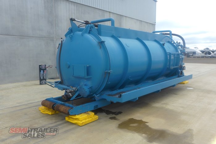 Custom Skid Mounted Vacuum Tank