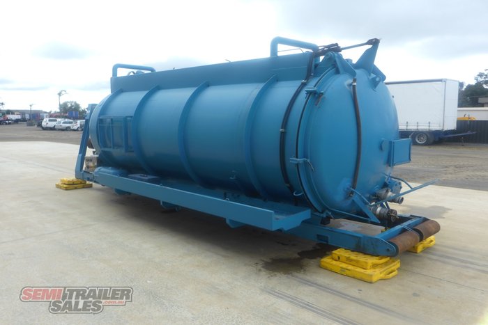 Custom Skid Mounted Vacuum Tank