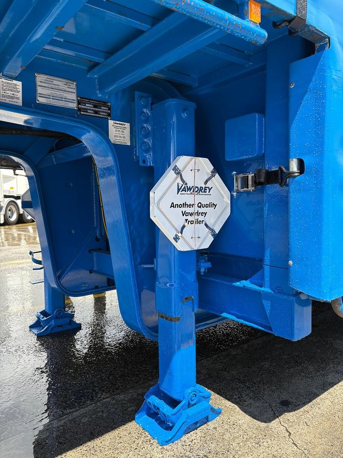 2014 Vawdrey St3 34 Pallet Double Drop Deck Mezzaine, Sliding Blue