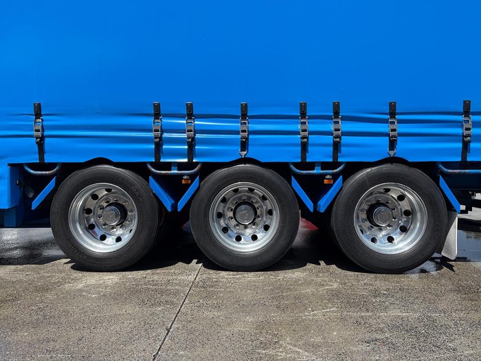 2014 Vawdrey St3 34 Pallet Double Drop Deck Mezzaine, Sliding Blue