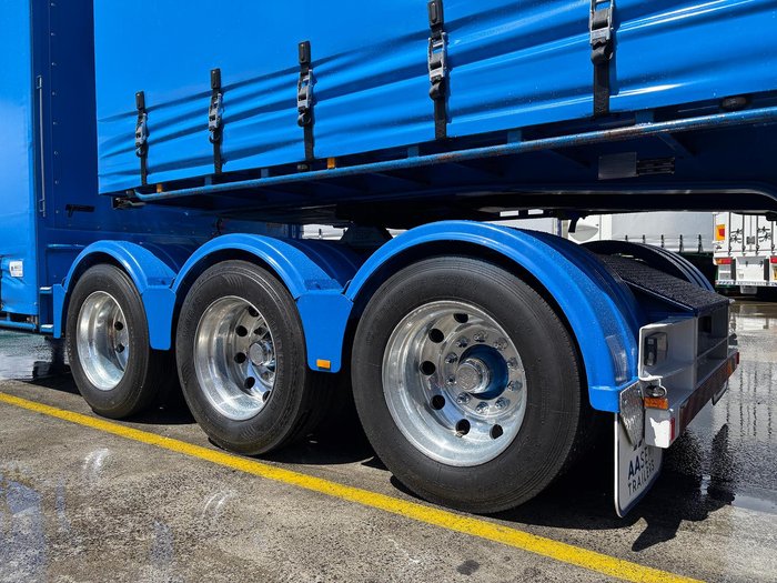 2014 Vawdrey St3 34 Pallet Double Drop Deck Mezzaine, Sliding Blue