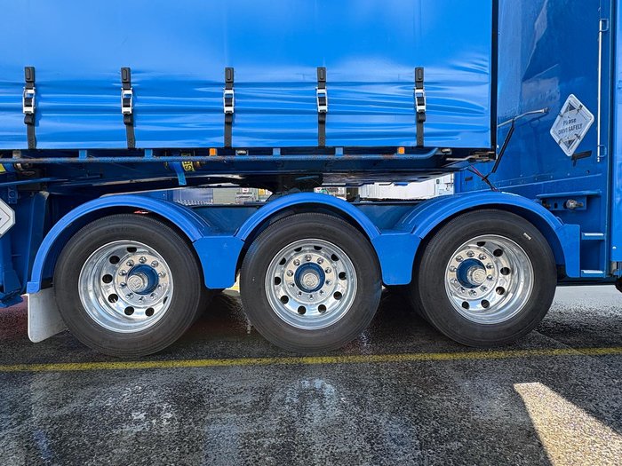 2014 Vawdrey St3 34 Pallet Double Drop Deck Mezzaine, Sliding Blue
