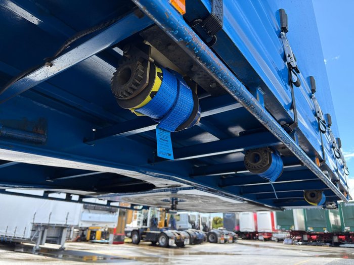2014 Vawdrey St3 34 Pallet Double Drop Deck Mezzaine, Sliding Blue