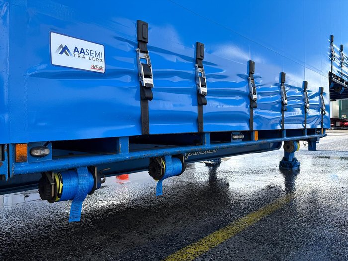 2014 Vawdrey St3 34 Pallet Double Drop Deck Mezzaine, Sliding Blue