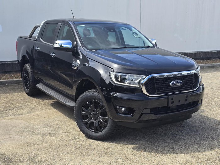 2022 Ford Ranger XLT PX MkIII MY21.75 4X4 Dual Range Shadow Black