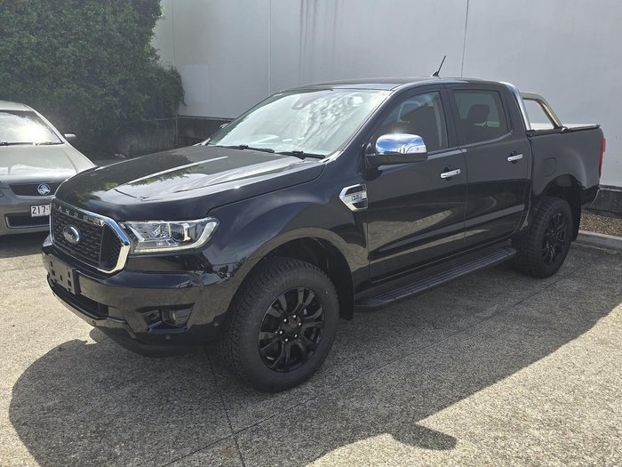 2022 Ford Ranger XLT PX MkIII MY21.75 4X4 Dual Range Shadow Black