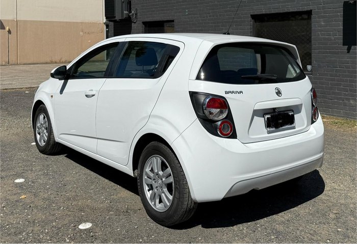2012 Holden Barina TM Olympic White