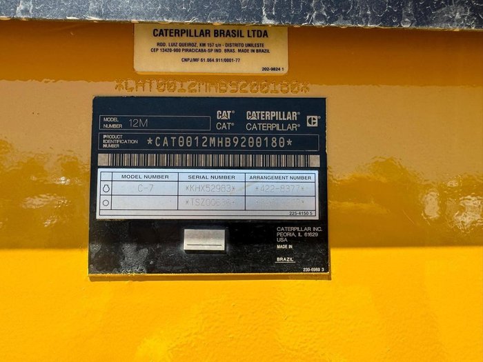 2013 Caterpillar 12M2 