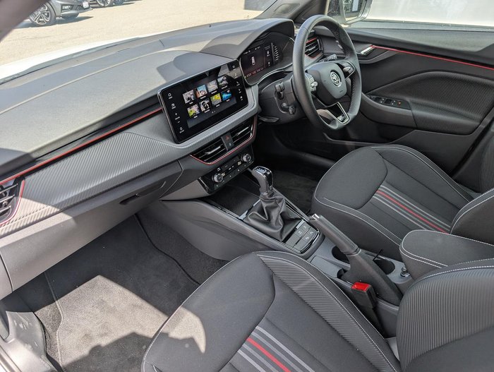 2024 SKODA Scala 110TSI Monte Carlo NW MY24 Moon White