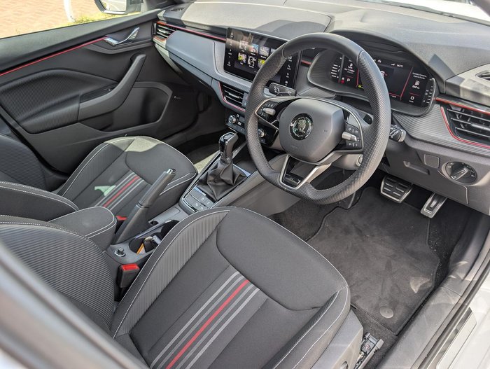 2024 SKODA Scala 110TSI Monte Carlo NW MY24 Moon White