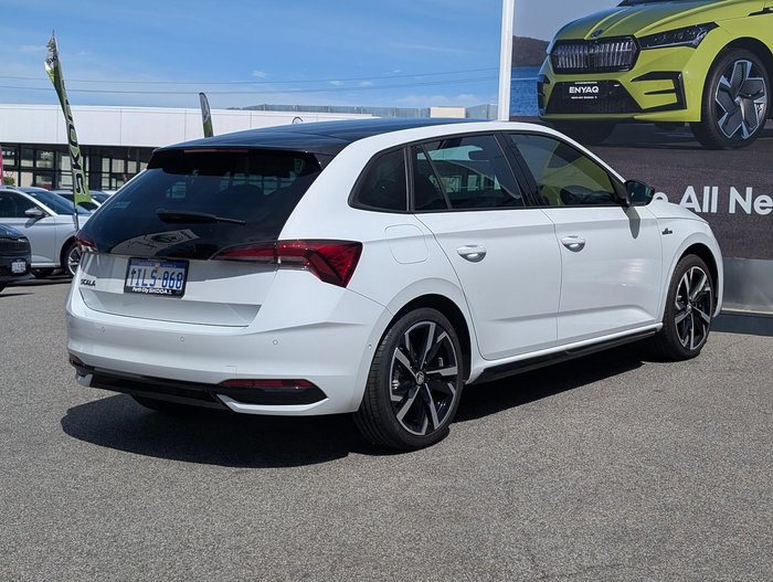 2024 SKODA Scala 110TSI Monte Carlo NW MY24 Moon White