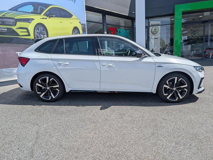 2024 SKODA Scala 110TSI Monte Carlo NW MY24 Moon White