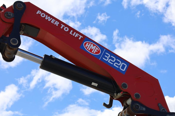 2023 Isuzu F Series FYJ300-350 Crane Truck White