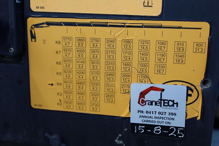 2023 Isuzu F Series FYJ300-350 Crane Truck White