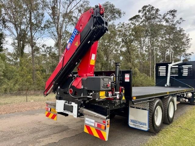 2024 Isuzu Fvy 240-300 Auto Crane Truck, 1750Kms, Comes With Rego