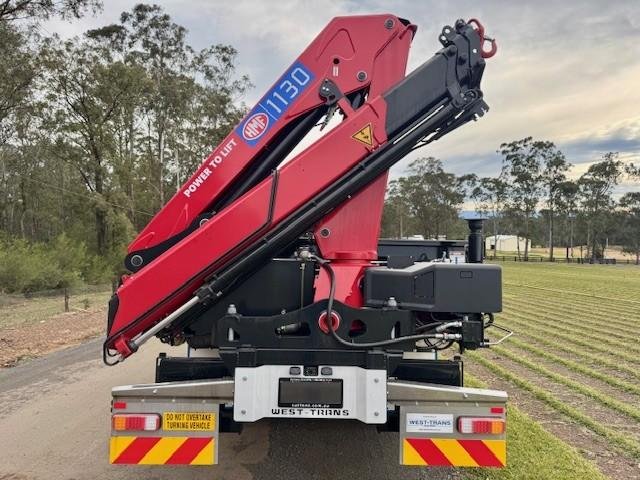 2024 Isuzu Fvy 240-300 Auto Crane Truck, 1750Kms, Comes With Rego