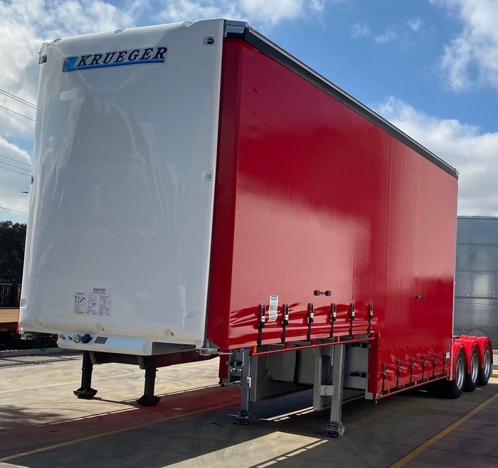2025 Krueger 34P Double Drop Mezzanine Combination Red