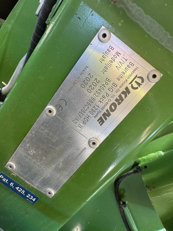 2020 Krone Bp1290hdp2